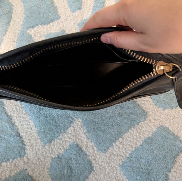Vintage Coach Black Companion Crossbody Bag #9300 - Picture 7 of 11
